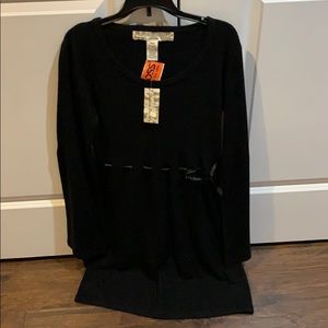 Black sweater dress